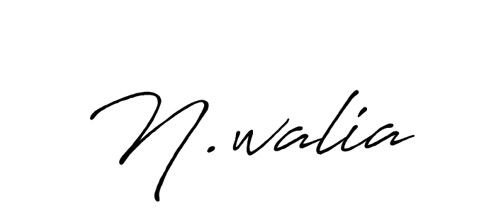 Best and Professional Signature Style for N.walia. Antro_Vectra_Bolder Best Signature Style Collection. N.walia signature style 7 images and pictures png