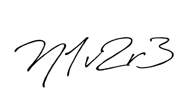 How to make N1v2r3 signature? Antro_Vectra_Bolder is a professional autograph style. Create handwritten signature for N1v2r3 name. N1v2r3 signature style 7 images and pictures png