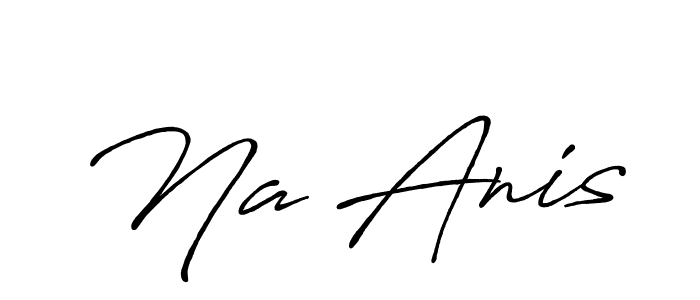 You can use this online signature creator to create a handwritten signature for the name Na Anis. This is the best online autograph maker. Na Anis signature style 7 images and pictures png
