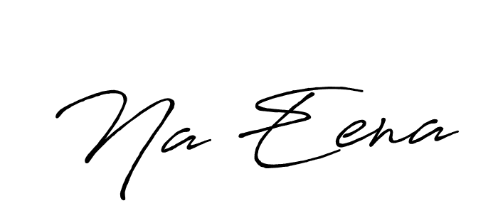 The best way (Antro_Vectra_Bolder) to make a short signature is to pick only two or three words in your name. The name Na Eena include a total of six letters. For converting this name. Na Eena signature style 7 images and pictures png