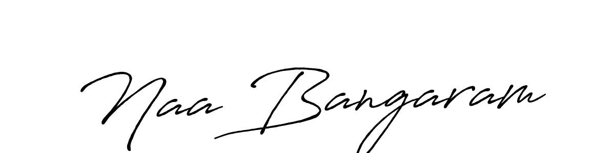Also we have Naa Bangaram name is the best signature style. Create professional handwritten signature collection using Antro_Vectra_Bolder autograph style. Naa Bangaram signature style 7 images and pictures png
