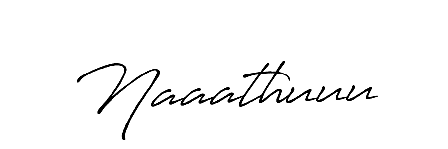 Naaathuuu stylish signature style. Best Handwritten Sign (Antro_Vectra_Bolder) for my name. Handwritten Signature Collection Ideas for my name Naaathuuu. Naaathuuu signature style 7 images and pictures png