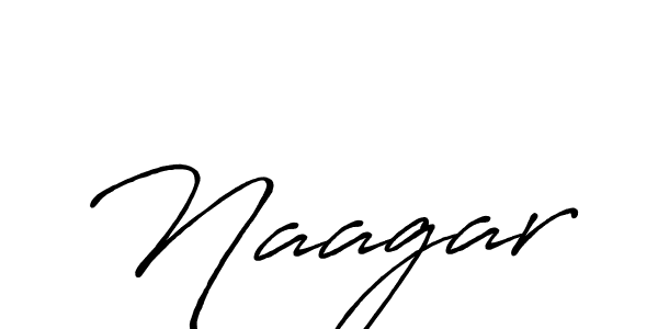 Create a beautiful signature design for name Naagar. With this signature (Antro_Vectra_Bolder) fonts, you can make a handwritten signature for free. Naagar signature style 7 images and pictures png