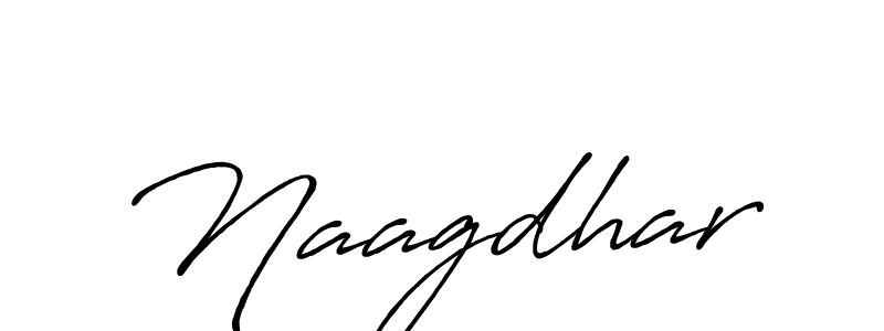 Make a beautiful signature design for name Naagdhar. With this signature (Antro_Vectra_Bolder) style, you can create a handwritten signature for free. Naagdhar signature style 7 images and pictures png