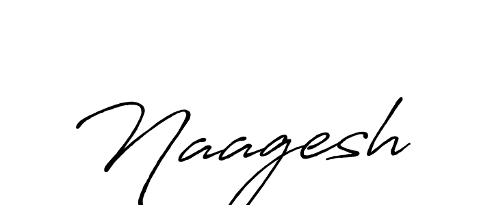 How to make Naagesh name signature. Use Antro_Vectra_Bolder style for creating short signs online. This is the latest handwritten sign. Naagesh signature style 7 images and pictures png