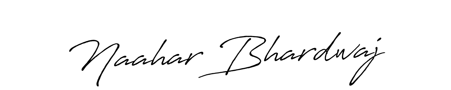 The best way (Antro_Vectra_Bolder) to make a short signature is to pick only two or three words in your name. The name Naahar Bhardwaj include a total of six letters. For converting this name. Naahar Bhardwaj signature style 7 images and pictures png