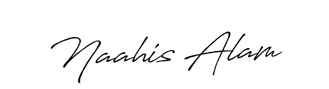 How to make Naahis Alam signature? Antro_Vectra_Bolder is a professional autograph style. Create handwritten signature for Naahis Alam name. Naahis Alam signature style 7 images and pictures png