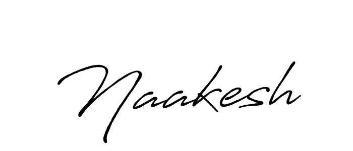 Make a beautiful signature design for name Naakesh. With this signature (Antro_Vectra_Bolder) style, you can create a handwritten signature for free. Naakesh signature style 7 images and pictures png