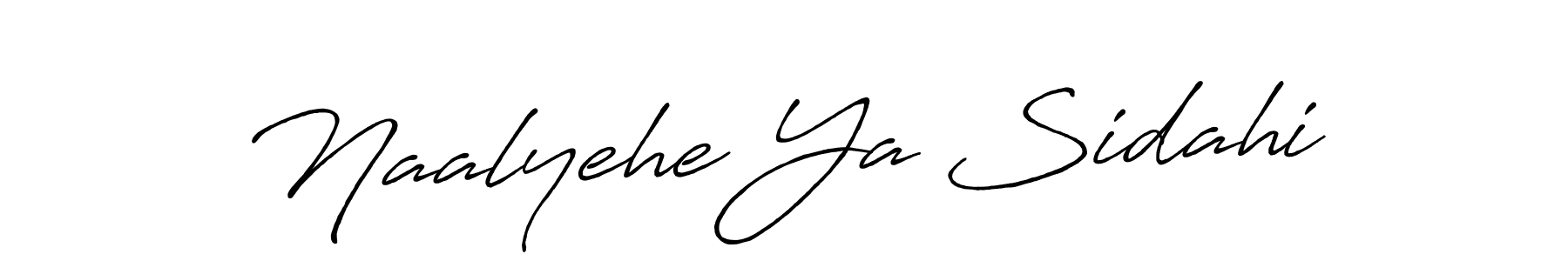 Similarly Antro_Vectra_Bolder is the best handwritten signature design. Signature creator online .You can use it as an online autograph creator for name Naalyehe Ya Sidahi. Naalyehe Ya Sidahi signature style 7 images and pictures png