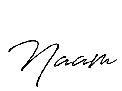 Use a signature maker to create a handwritten signature online. With this signature software, you can design (Antro_Vectra_Bolder) your own signature for name Naam. Naam signature style 7 images and pictures png