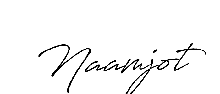 How to make Naamjot signature? Antro_Vectra_Bolder is a professional autograph style. Create handwritten signature for Naamjot name. Naamjot signature style 7 images and pictures png