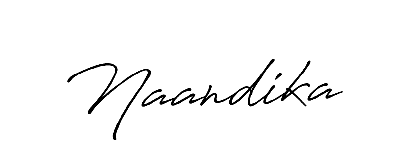 Also You can easily find your signature by using the search form. We will create Naandika name handwritten signature images for you free of cost using Antro_Vectra_Bolder sign style. Naandika signature style 7 images and pictures png