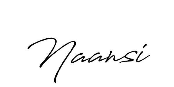 Make a beautiful signature design for name Naansi. Use this online signature maker to create a handwritten signature for free. Naansi signature style 7 images and pictures png