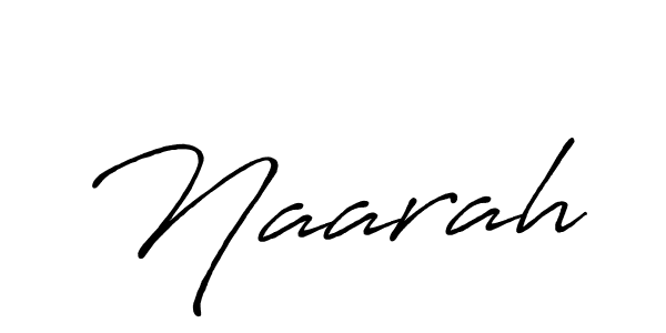 Make a beautiful signature design for name Naarah. With this signature (Antro_Vectra_Bolder) style, you can create a handwritten signature for free. Naarah signature style 7 images and pictures png