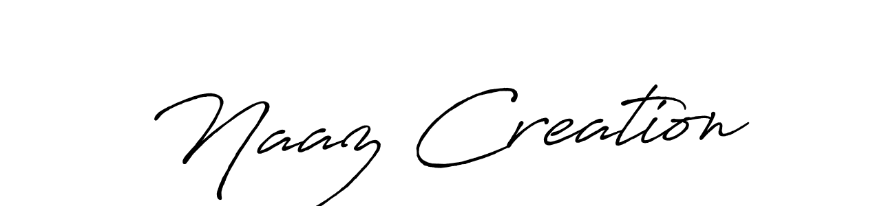 It looks lik you need a new signature style for name Naaz Creation. Design unique handwritten (Antro_Vectra_Bolder) signature with our free signature maker in just a few clicks. Naaz Creation signature style 7 images and pictures png