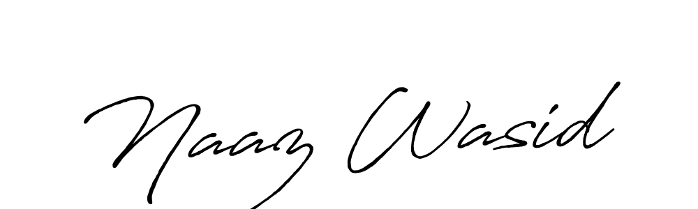 Once you've used our free online signature maker to create your best signature Antro_Vectra_Bolder style, it's time to enjoy all of the benefits that Naaz Wasid name signing documents. Naaz Wasid signature style 7 images and pictures png