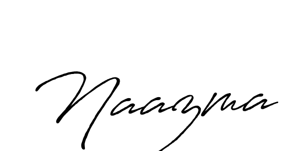Also You can easily find your signature by using the search form. We will create Naazma name handwritten signature images for you free of cost using Antro_Vectra_Bolder sign style. Naazma signature style 7 images and pictures png