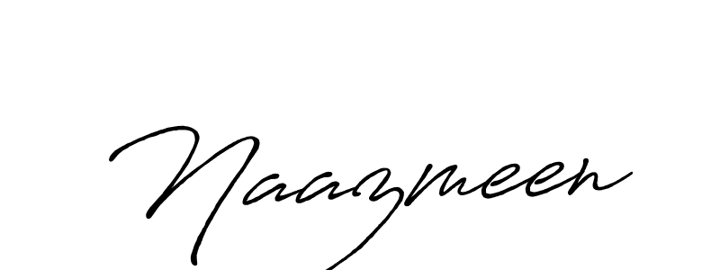 Also You can easily find your signature by using the search form. We will create Naazmeen name handwritten signature images for you free of cost using Antro_Vectra_Bolder sign style. Naazmeen signature style 7 images and pictures png