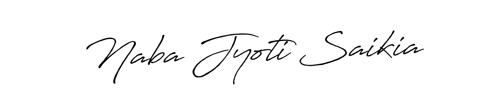 Design your own signature with our free online signature maker. With this signature software, you can create a handwritten (Antro_Vectra_Bolder) signature for name Naba Jyoti Saikia. Naba Jyoti Saikia signature style 7 images and pictures png
