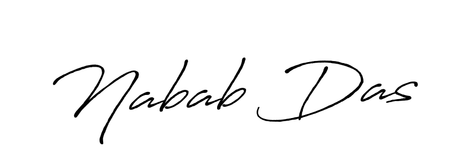 You should practise on your own different ways (Antro_Vectra_Bolder) to write your name (Nabab Das) in signature. don't let someone else do it for you. Nabab Das signature style 7 images and pictures png