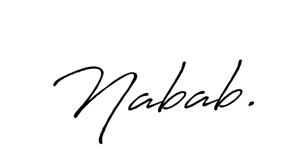 Here are the top 10 professional signature styles for the name Nabab.. These are the best autograph styles you can use for your name. Nabab. signature style 7 images and pictures png