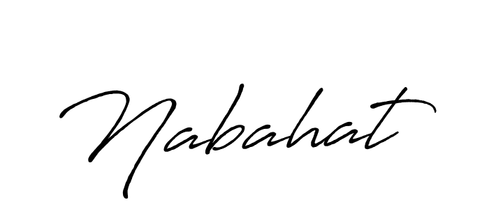 Antro_Vectra_Bolder is a professional signature style that is perfect for those who want to add a touch of class to their signature. It is also a great choice for those who want to make their signature more unique. Get Nabahat name to fancy signature for free. Nabahat signature style 7 images and pictures png