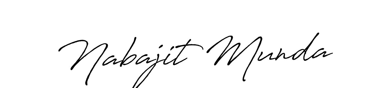 if you are searching for the best signature style for your name Nabajit Munda. so please give up your signature search. here we have designed multiple signature styles  using Antro_Vectra_Bolder. Nabajit Munda signature style 7 images and pictures png