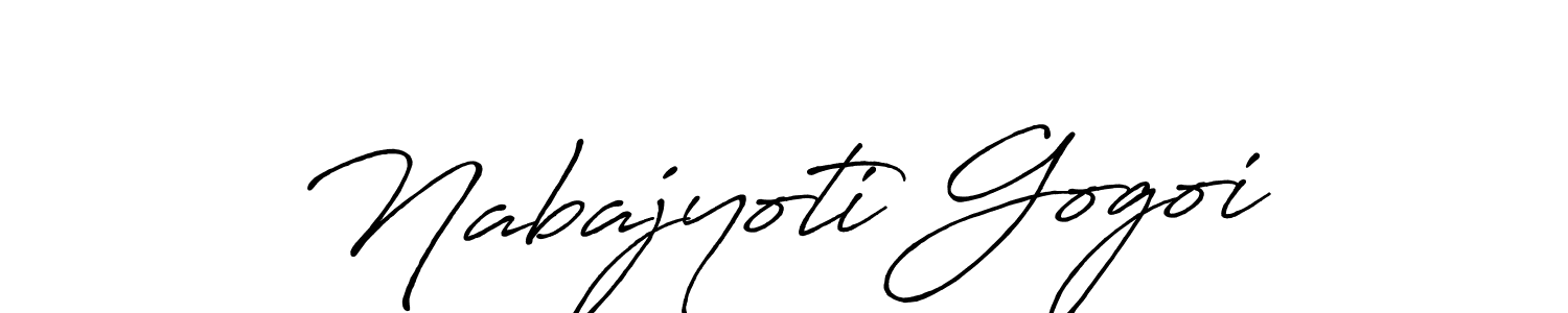 Make a short Nabajyoti Gogoi signature style. Manage your documents anywhere anytime using Antro_Vectra_Bolder. Create and add eSignatures, submit forms, share and send files easily. Nabajyoti Gogoi signature style 7 images and pictures png