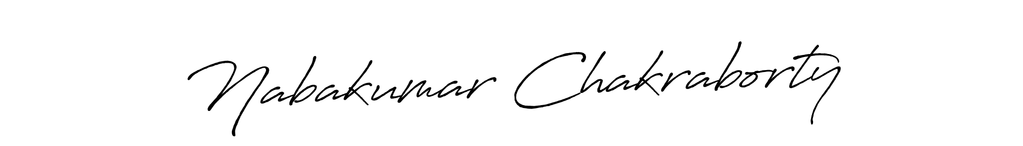 How to make Nabakumar Chakraborty signature? Antro_Vectra_Bolder is a professional autograph style. Create handwritten signature for Nabakumar Chakraborty name. Nabakumar Chakraborty signature style 7 images and pictures png