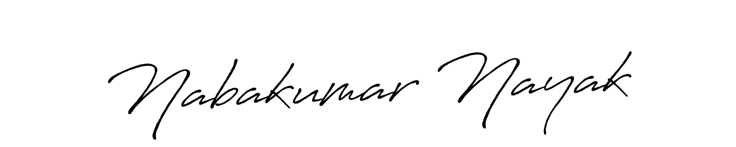 Create a beautiful signature design for name Nabakumar Nayak. With this signature (Antro_Vectra_Bolder) fonts, you can make a handwritten signature for free. Nabakumar Nayak signature style 7 images and pictures png