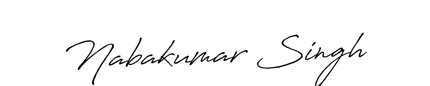 How to Draw Nabakumar Singh signature style? Antro_Vectra_Bolder is a latest design signature styles for name Nabakumar Singh. Nabakumar Singh signature style 7 images and pictures png