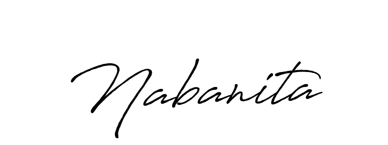 Here are the top 10 professional signature styles for the name Nabanita. These are the best autograph styles you can use for your name. Nabanita signature style 7 images and pictures png