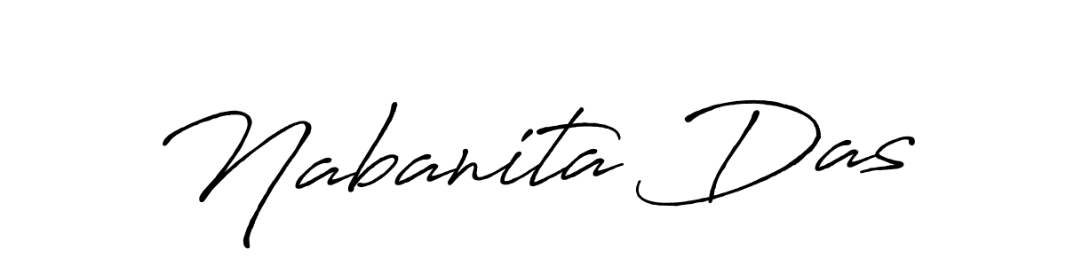 How to make Nabanita Das signature? Antro_Vectra_Bolder is a professional autograph style. Create handwritten signature for Nabanita Das name. Nabanita Das signature style 7 images and pictures png