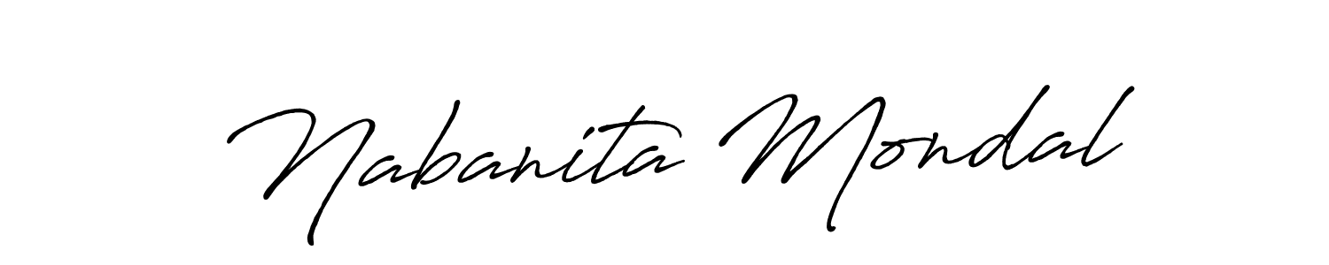 How to Draw Nabanita Mondal signature style? Antro_Vectra_Bolder is a latest design signature styles for name Nabanita Mondal. Nabanita Mondal signature style 7 images and pictures png