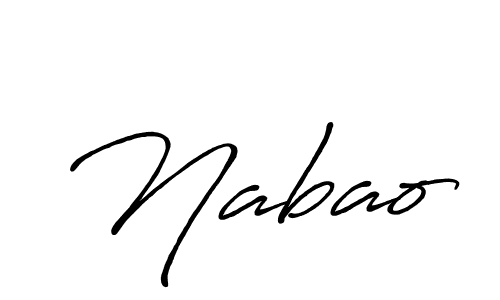 It looks lik you need a new signature style for name Nabao. Design unique handwritten (Antro_Vectra_Bolder) signature with our free signature maker in just a few clicks. Nabao signature style 7 images and pictures png