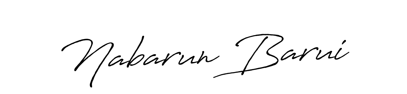 Also You can easily find your signature by using the search form. We will create Nabarun Barui name handwritten signature images for you free of cost using Antro_Vectra_Bolder sign style. Nabarun Barui signature style 7 images and pictures png