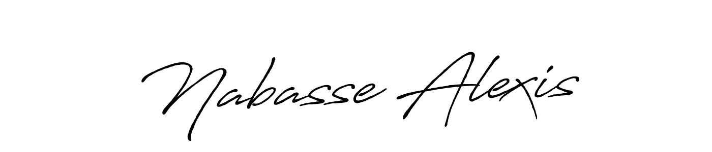 Make a short Nabasse Alexis signature style. Manage your documents anywhere anytime using Antro_Vectra_Bolder. Create and add eSignatures, submit forms, share and send files easily. Nabasse Alexis signature style 7 images and pictures png