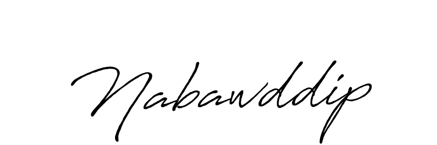 How to make Nabawddip signature? Antro_Vectra_Bolder is a professional autograph style. Create handwritten signature for Nabawddip name. Nabawddip signature style 7 images and pictures png