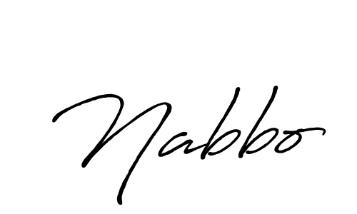 Create a beautiful signature design for name Nabbo. With this signature (Antro_Vectra_Bolder) fonts, you can make a handwritten signature for free. Nabbo signature style 7 images and pictures png