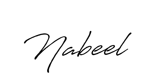 Once you've used our free online signature maker to create your best signature Antro_Vectra_Bolder style, it's time to enjoy all of the benefits that Nabeel name signing documents. Nabeel signature style 7 images and pictures png