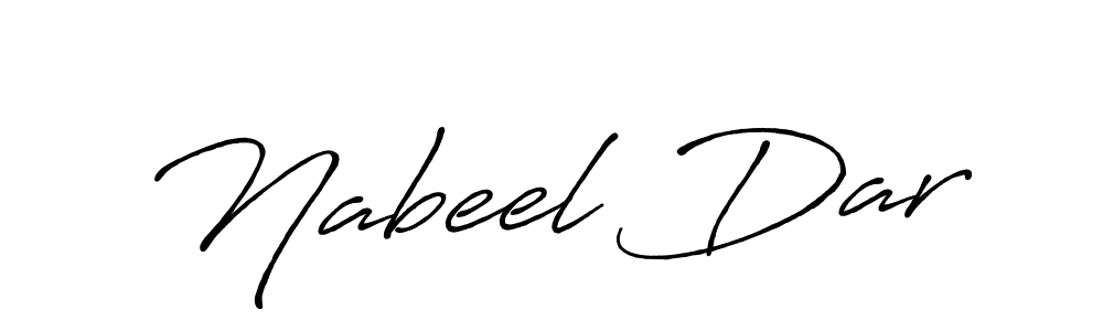 Make a beautiful signature design for name Nabeel Dar. Use this online signature maker to create a handwritten signature for free. Nabeel Dar signature style 7 images and pictures png