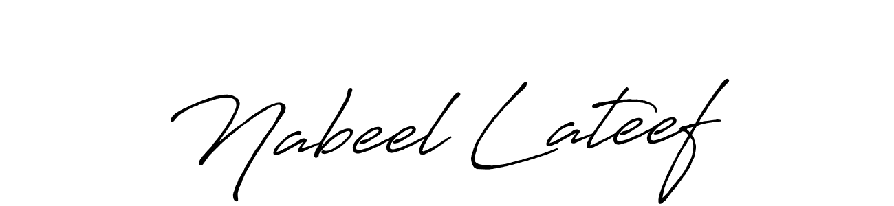 You can use this online signature creator to create a handwritten signature for the name Nabeel Lateef. This is the best online autograph maker. Nabeel Lateef signature style 7 images and pictures png