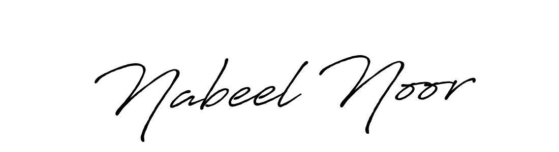 Make a beautiful signature design for name Nabeel Noor. Use this online signature maker to create a handwritten signature for free. Nabeel Noor signature style 7 images and pictures png