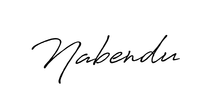 Once you've used our free online signature maker to create your best signature Antro_Vectra_Bolder style, it's time to enjoy all of the benefits that Nabendu name signing documents. Nabendu signature style 7 images and pictures png