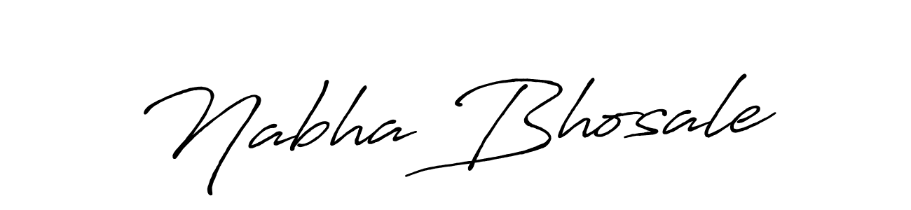 Best and Professional Signature Style for Nabha Bhosale. Antro_Vectra_Bolder Best Signature Style Collection. Nabha Bhosale signature style 7 images and pictures png