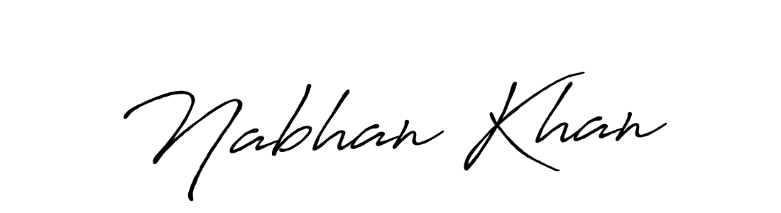 How to make Nabhan Khan signature? Antro_Vectra_Bolder is a professional autograph style. Create handwritten signature for Nabhan Khan name. Nabhan Khan signature style 7 images and pictures png