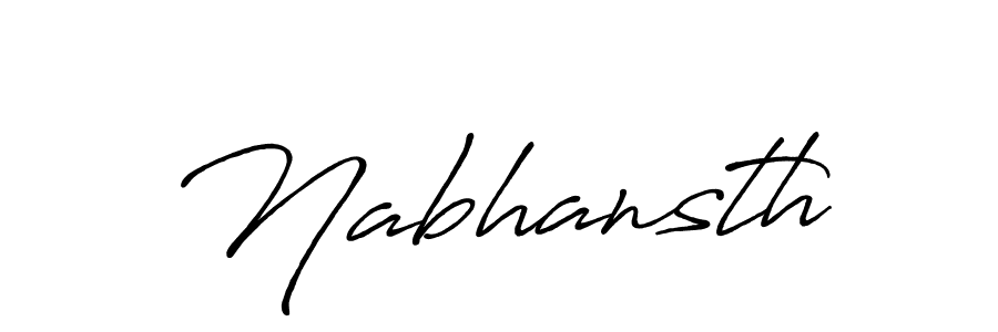 Once you've used our free online signature maker to create your best signature Antro_Vectra_Bolder style, it's time to enjoy all of the benefits that Nabhansth name signing documents. Nabhansth signature style 7 images and pictures png