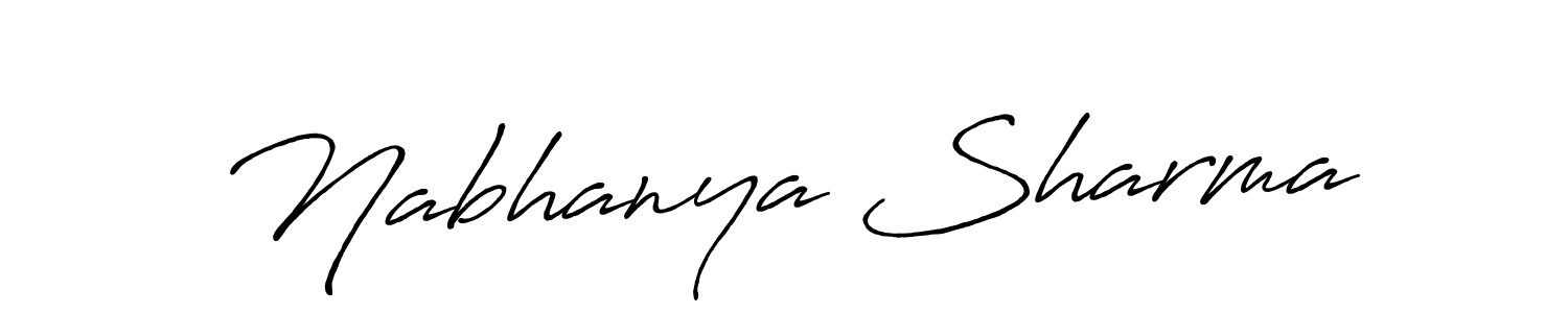 See photos of Nabhanya Sharma official signature by Spectra . Check more albums & portfolios. Read reviews & check more about Antro_Vectra_Bolder font. Nabhanya Sharma signature style 7 images and pictures png