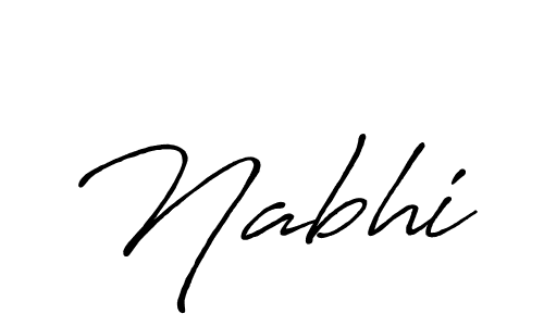 You should practise on your own different ways (Antro_Vectra_Bolder) to write your name (Nabhi) in signature. don't let someone else do it for you. Nabhi signature style 7 images and pictures png