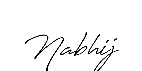 Antro_Vectra_Bolder is a professional signature style that is perfect for those who want to add a touch of class to their signature. It is also a great choice for those who want to make their signature more unique. Get Nabhij name to fancy signature for free. Nabhij signature style 7 images and pictures png